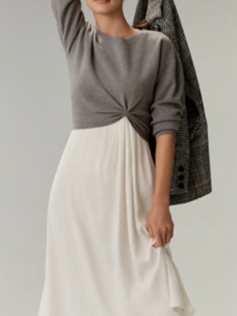 Anthropologie Gemini Twofer Sweater + Dress Set